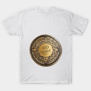 Elegant Golden Embossed Guide Emblem No. 852 T-Shirt